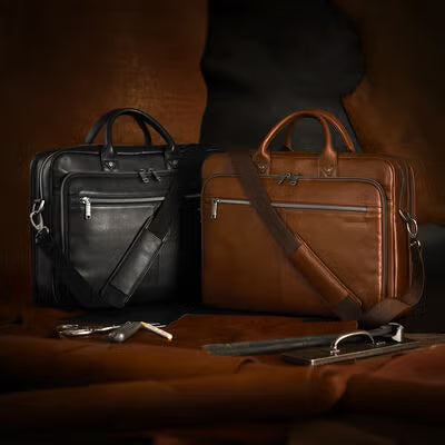 Samsonite Classic Leather Toploader 15.6"