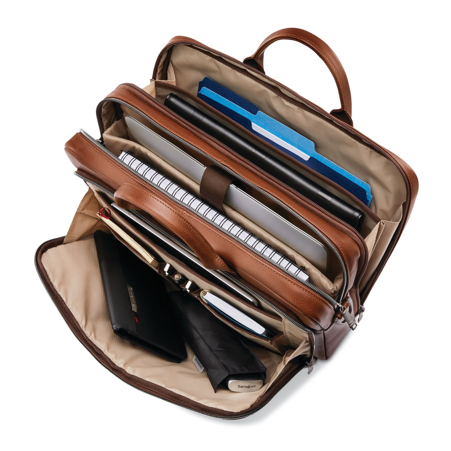 Samsonite Classic Leather Toploader 15.6"