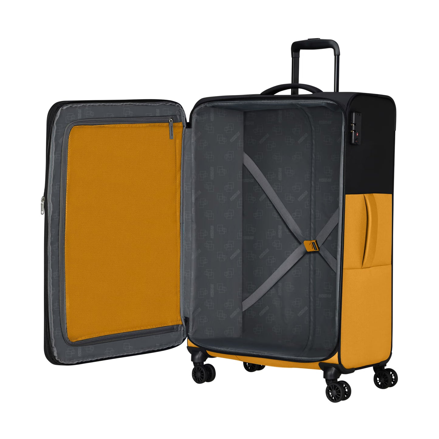 American Tourister Ensemble de 3 pièces Daring Dash Softside - Noir/Jaune
