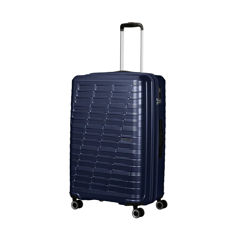 American Tourister Surftime Hardside Large Luggage - Metallic Blue