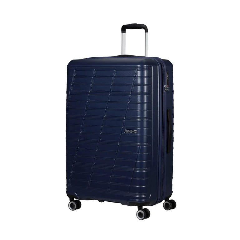 American Tourister Surftime Hardside Large Luggage - Metallic Blue