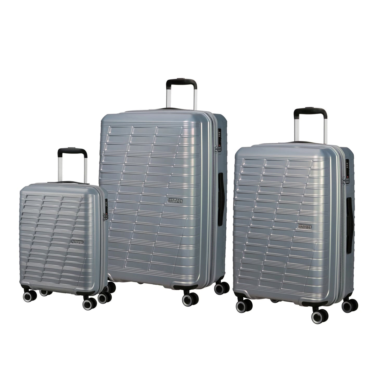 American Tourister Surftime Ensemble emboîtable rigide de 3 pièces