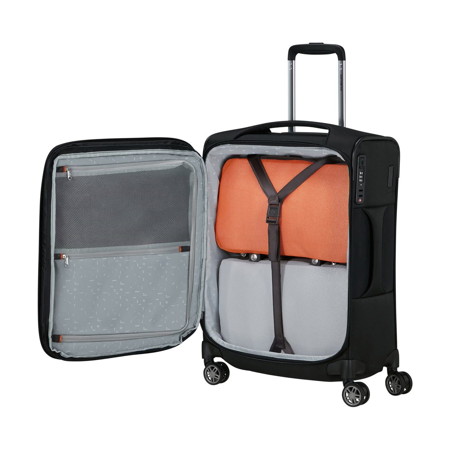 Samsonite Re-Lite Valise cabine extensible à coque souple à roulettes