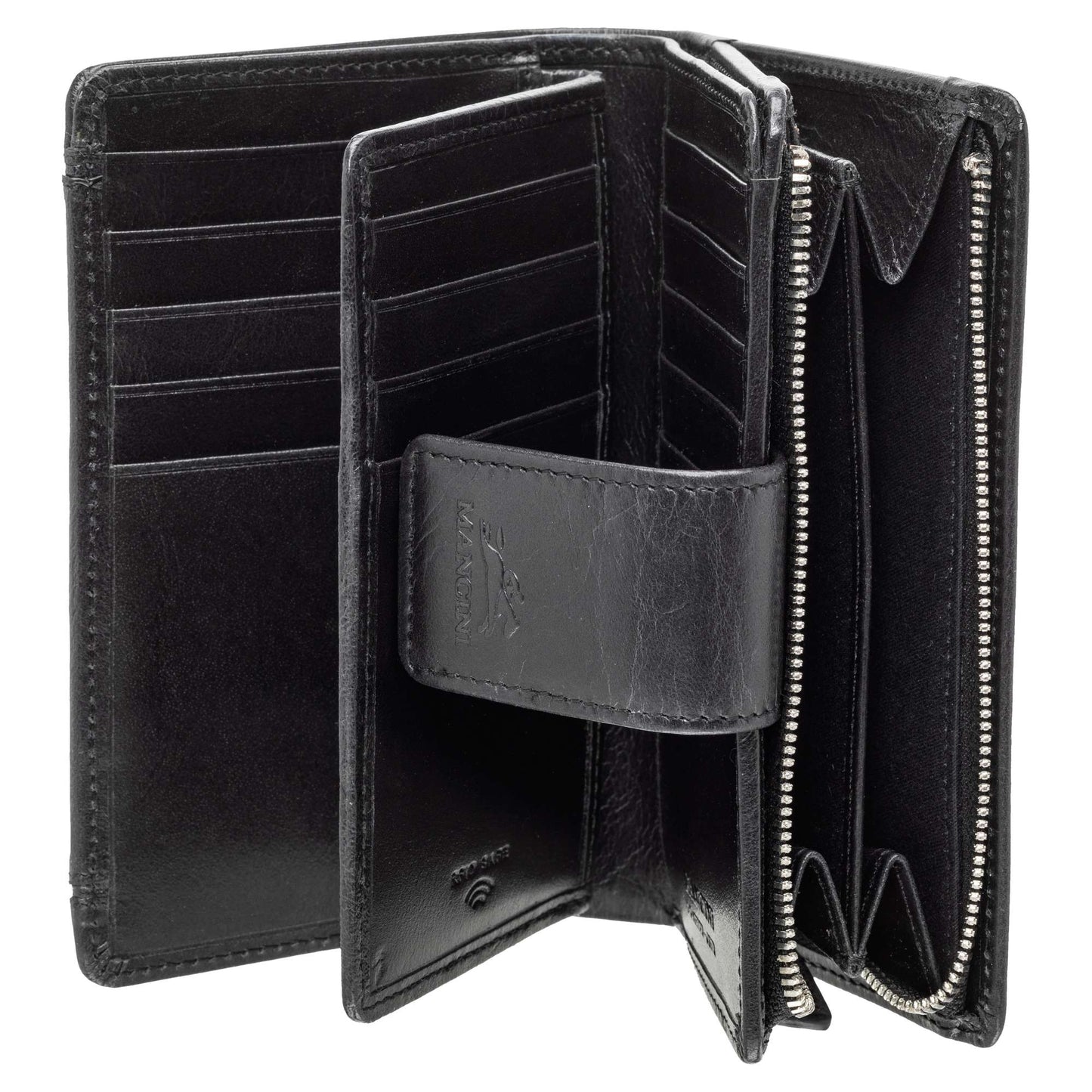 Mancini South Beach RFID Secure Medium Clutch Women's Wallet