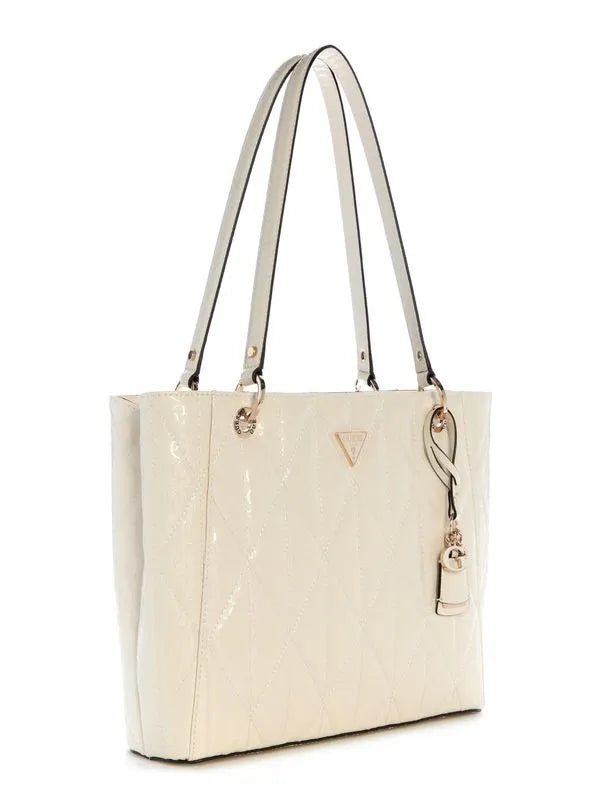 GUESS Aldina Noel Tote Bag - Off White