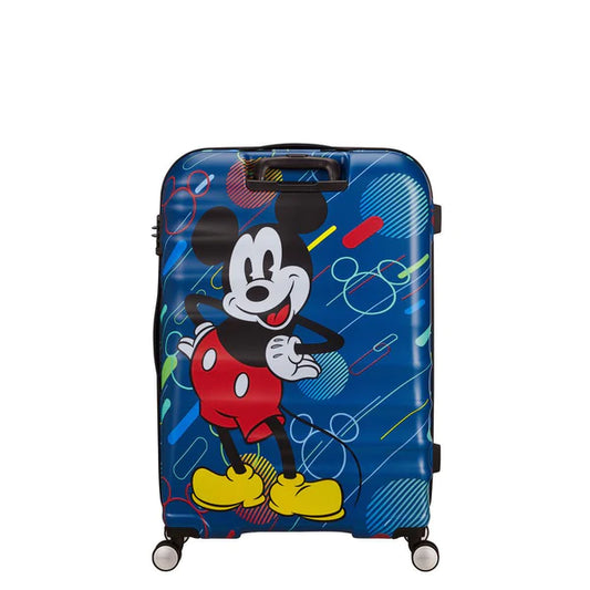 American Tourister Disney Wavebreaker Grande Valise Rigide - Mickey Future Pop