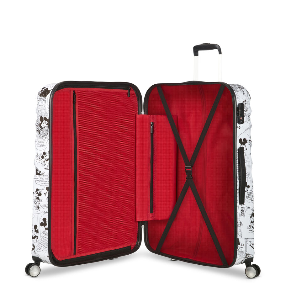 American Tourister Disney Wavebreaker Grande Valise Rigide - Minnie Comics Blanc