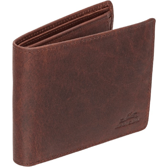 Portefeuille RFID sécurisé Mancini Buffalo avec poche à pièces - Noir