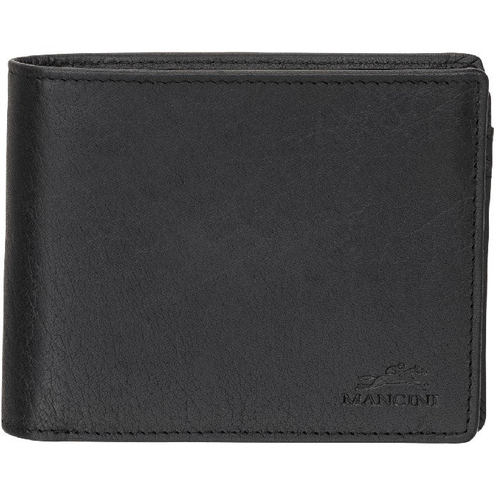 Mancini Buffalo RFID Secure Center Wing Portefeuille