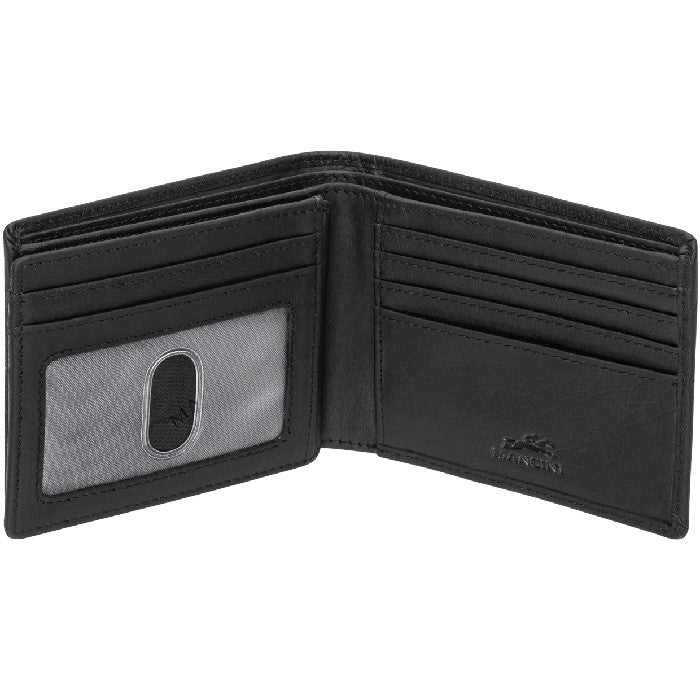 Mancini Buffalo RFID Secure Center Wing Portefeuille