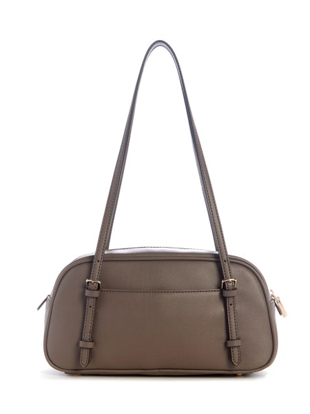 GUESS Cerelia Shoulder Satchel - Dark Taupe