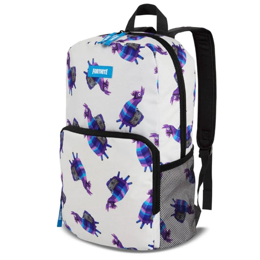 Fortnite Laptop Backpack - Cream/Blue