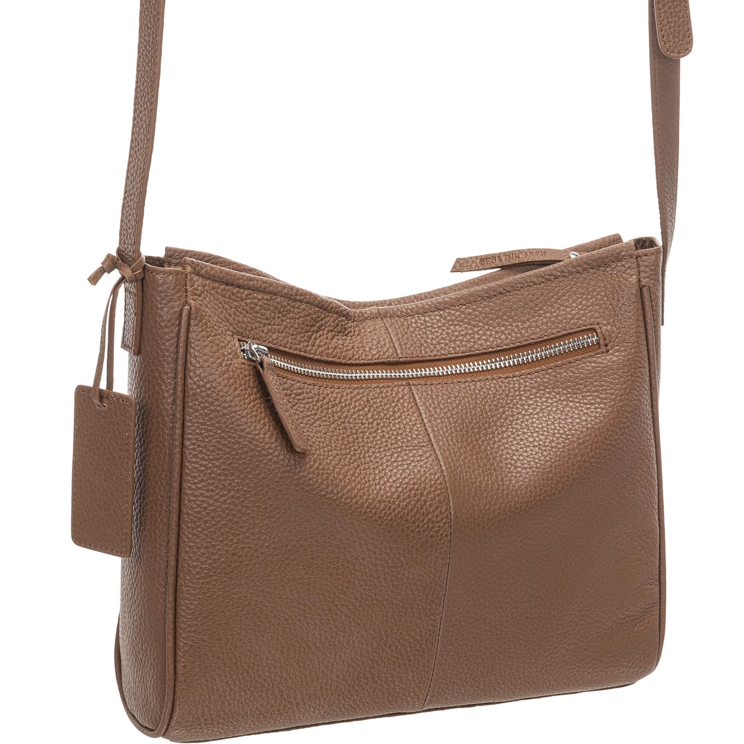 Sac bandoulière Michelle en cuir grainé Mancini
