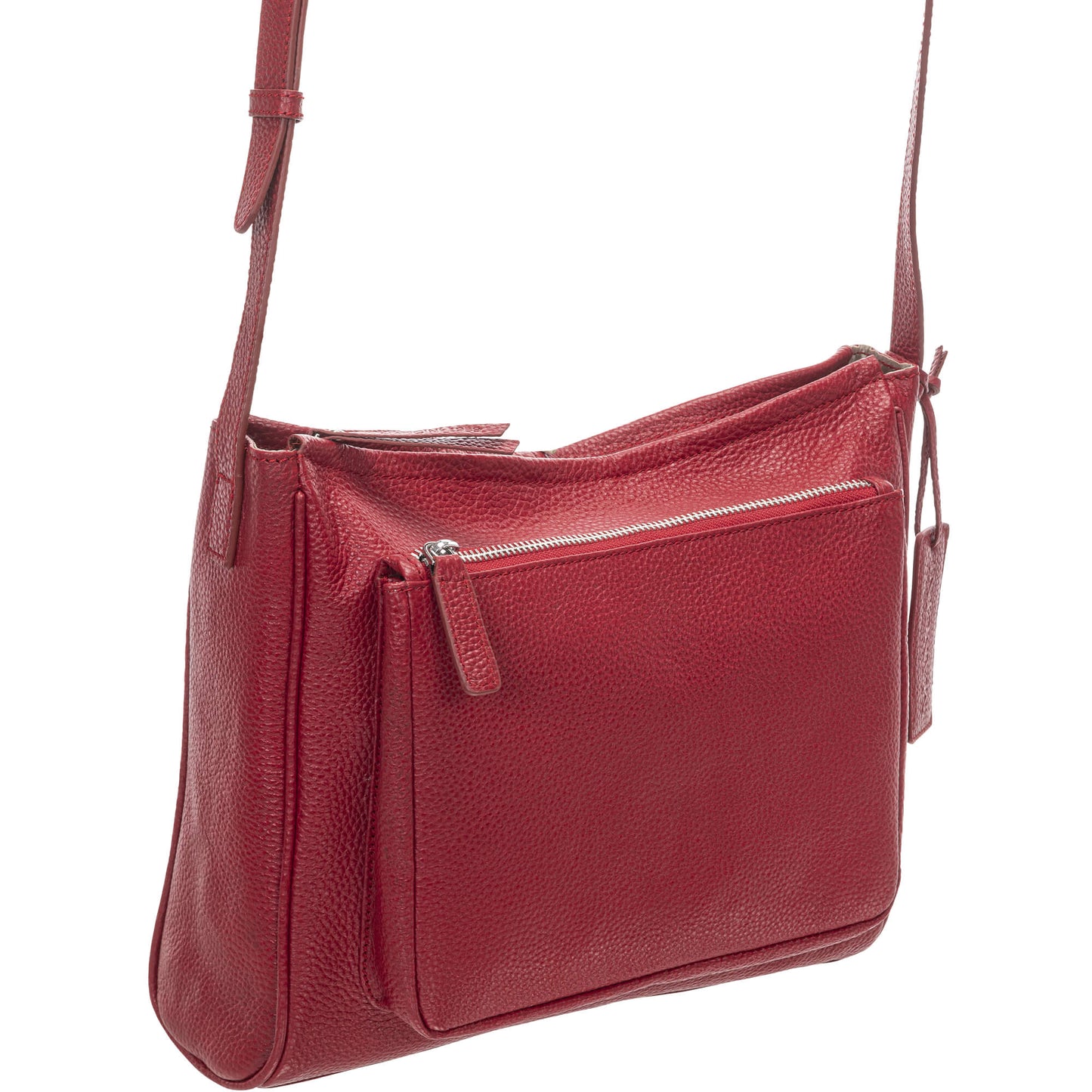 Sac bandoulière Michelle en cuir grainé Mancini