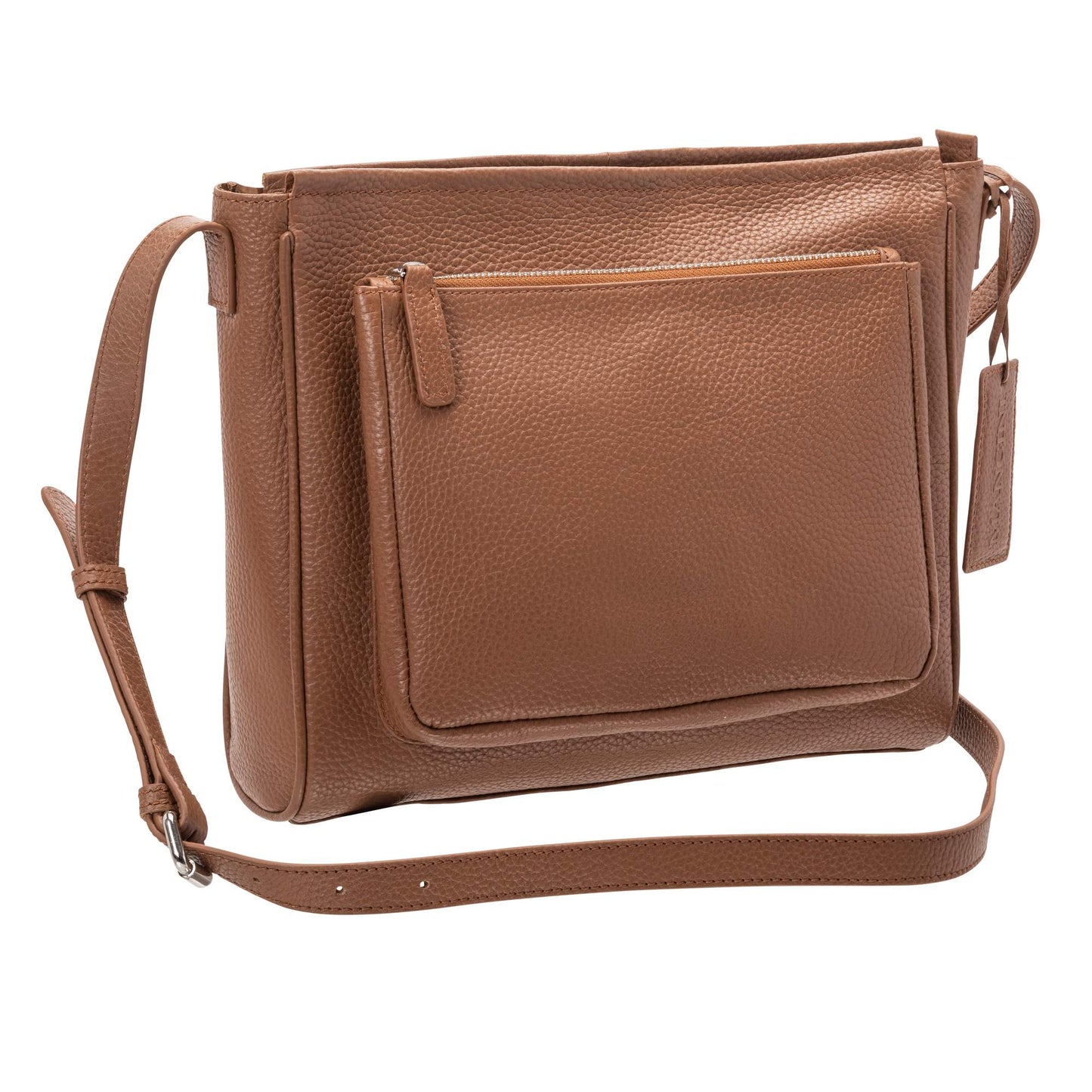 Sac bandoulière Michelle en cuir grainé Mancini