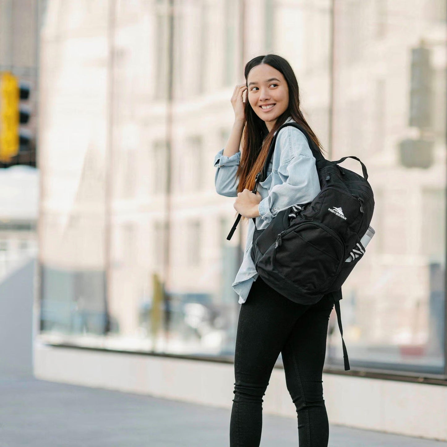 High Sierra Swoop SG Laptop Backpack - Black