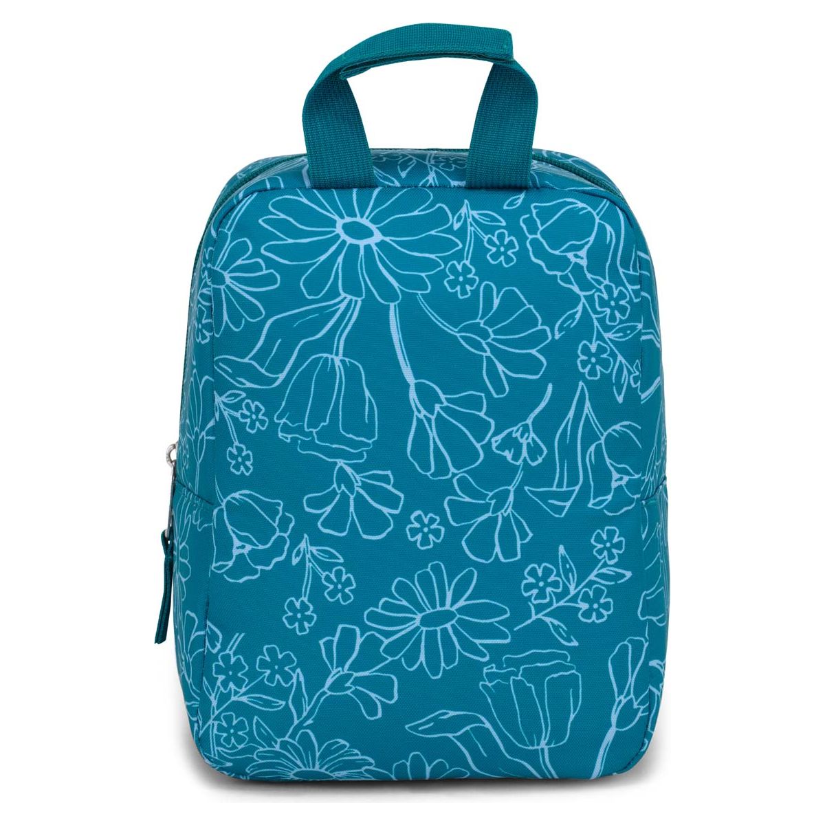 Jansport Big Break Lunch Bag - Delightful Daisies Green