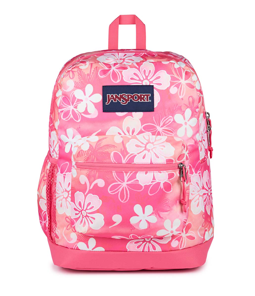 JanSport Cross Town Plus Backpack - Hiblisscus