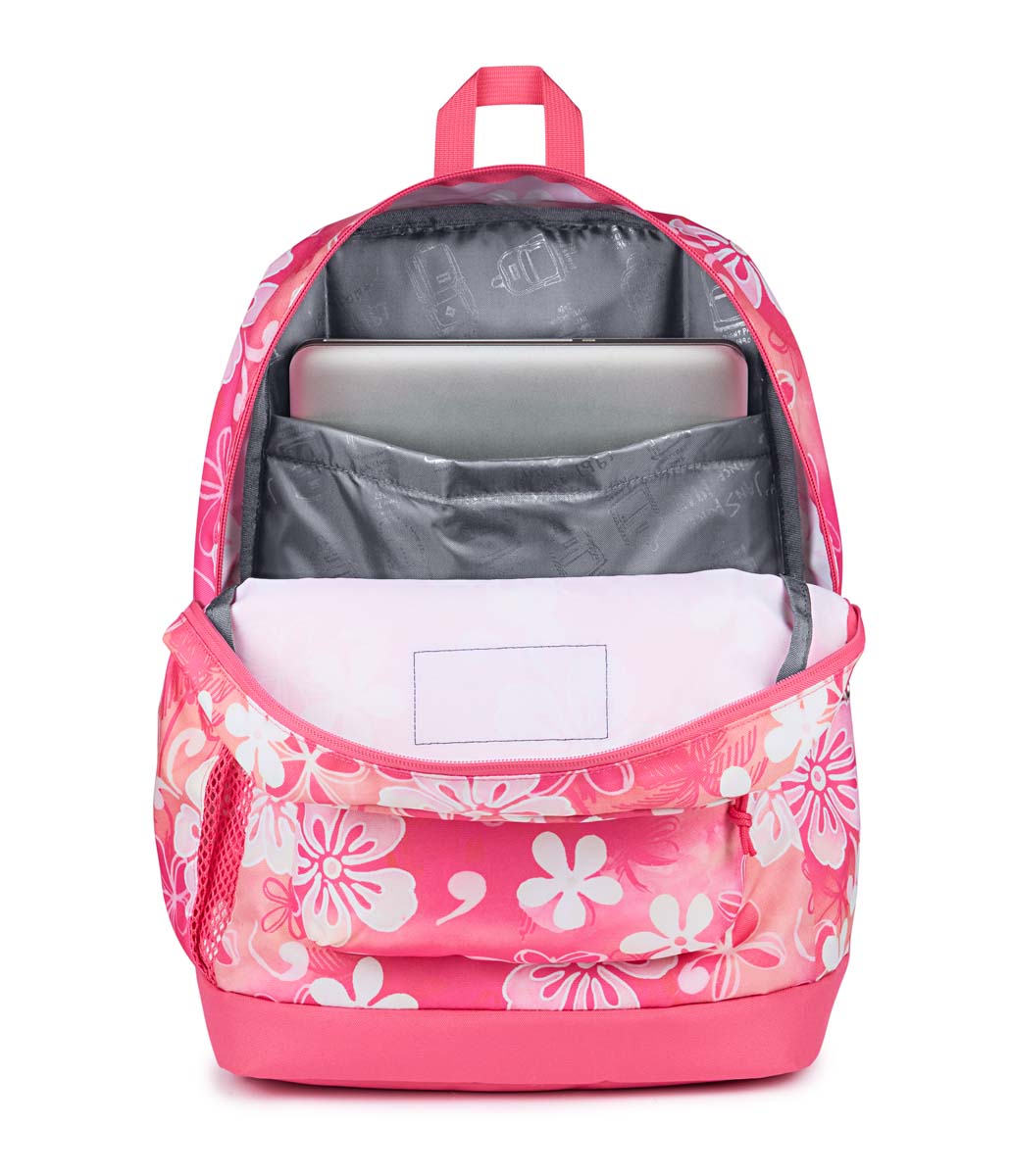 JanSport Cross Town Plus Backpack - Hiblisscus