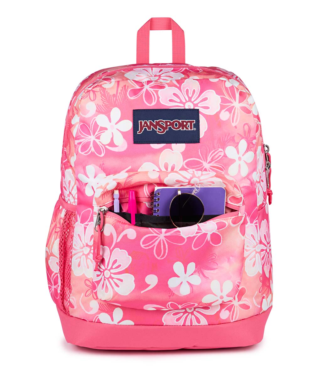 JanSport Cross Town Plus Backpack - Hiblisscus
