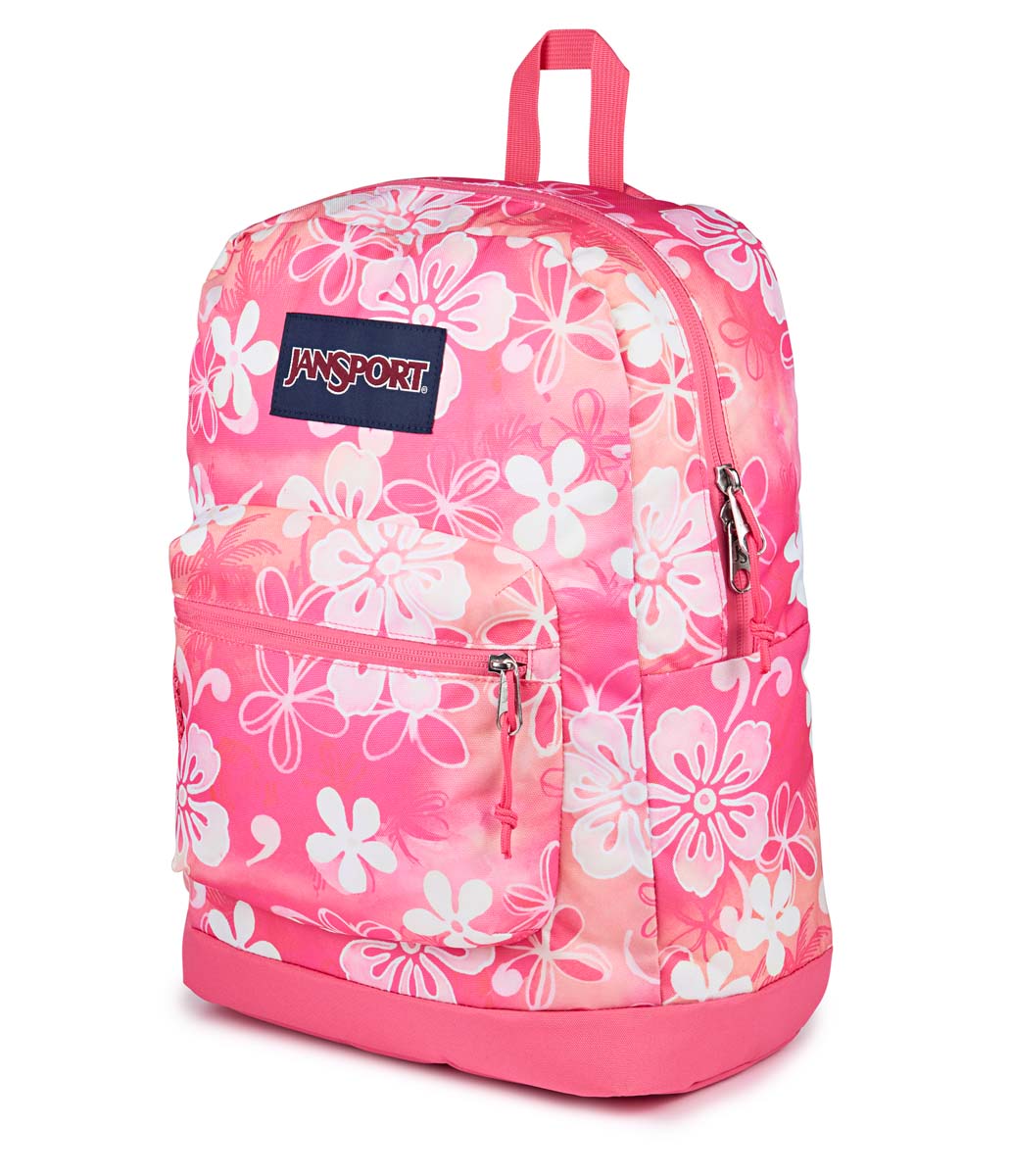 JanSport Cross Town Plus Backpack - Hiblisscus