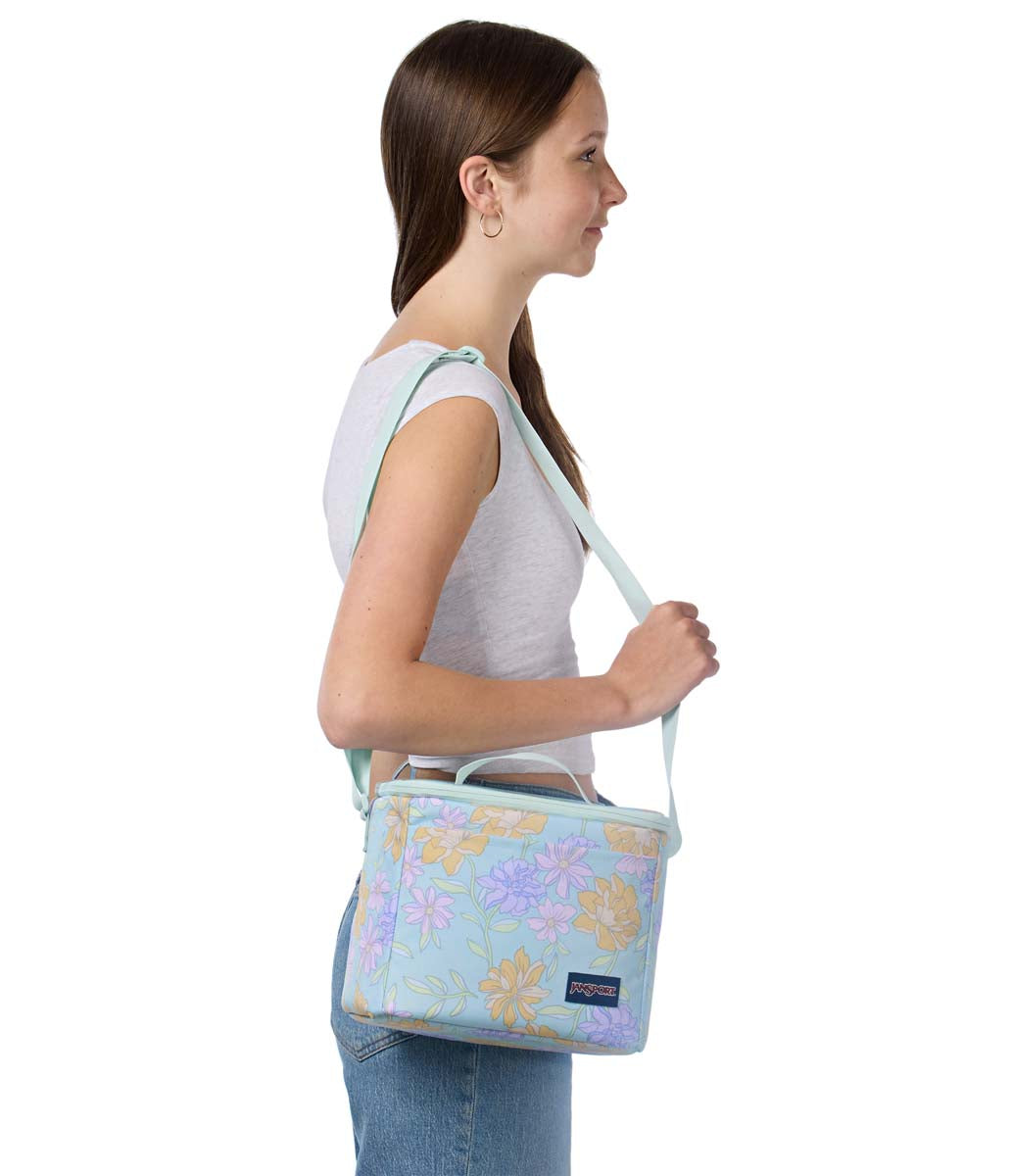 JanSport Super Snack Lunch Bag - Menthe fraîche florale