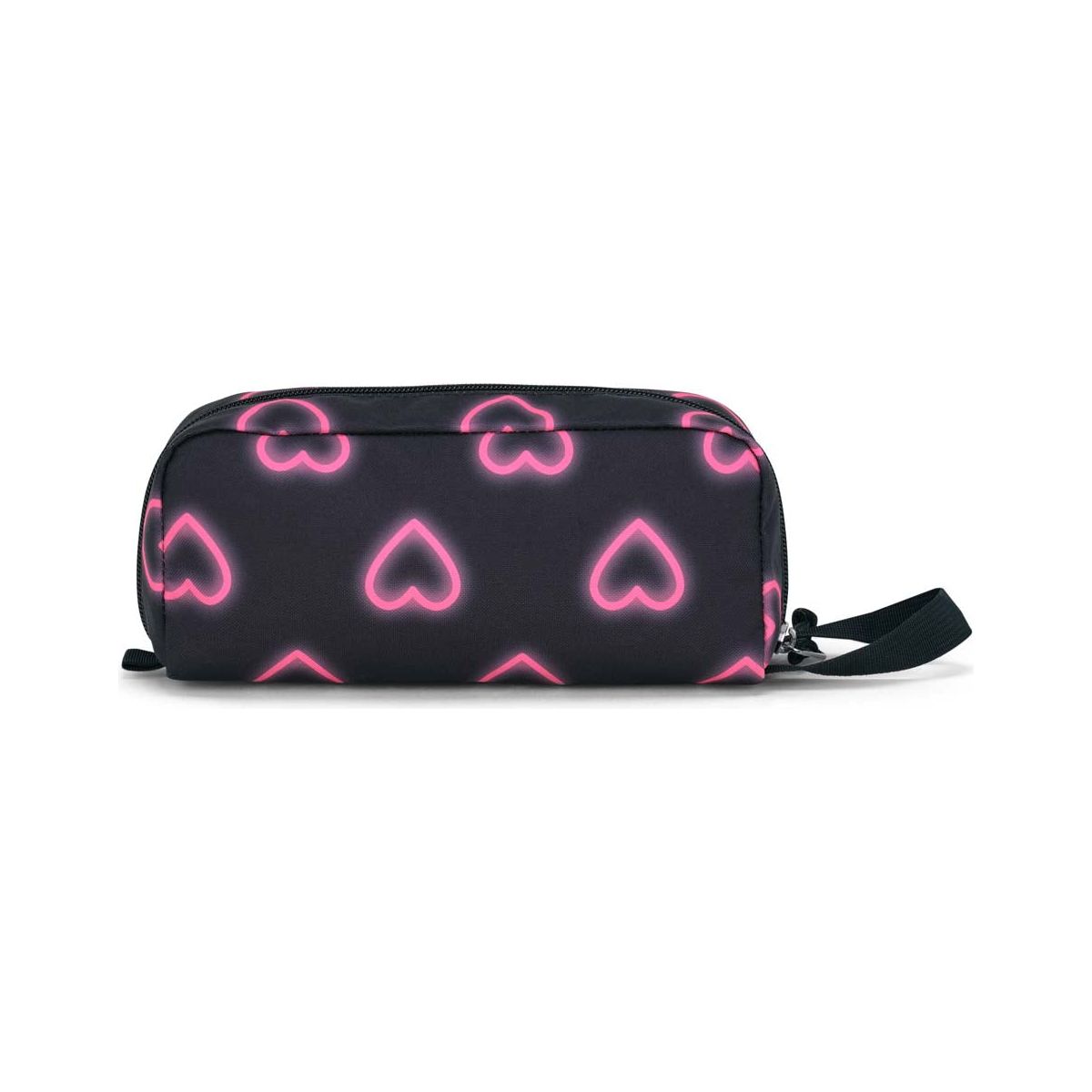 JansSport Perfect Pouch - Happy Hearts Black
