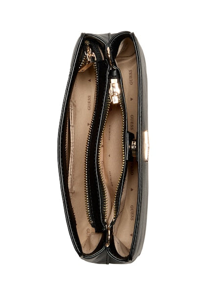 Sac bandoulière GUESS Talent à fermeture éclair supérieure