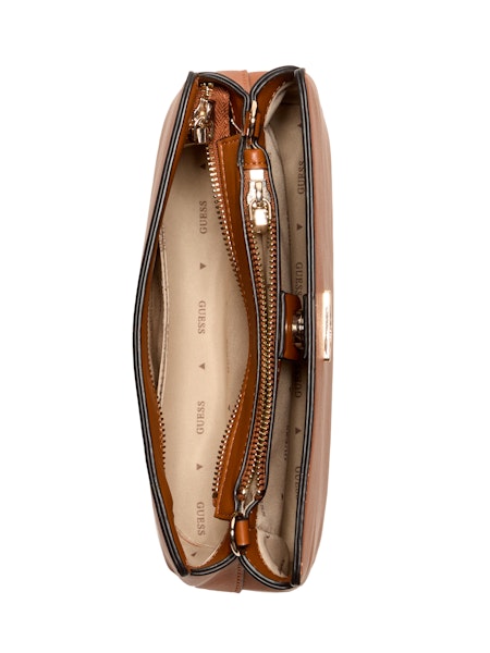 Sac bandoulière GUESS Talent à fermeture éclair supérieure