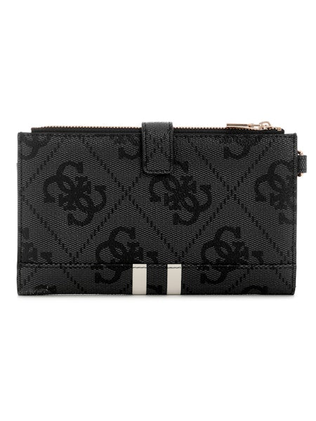 Organisateur double zip GUESS Laurel II SLG - Logo Latte