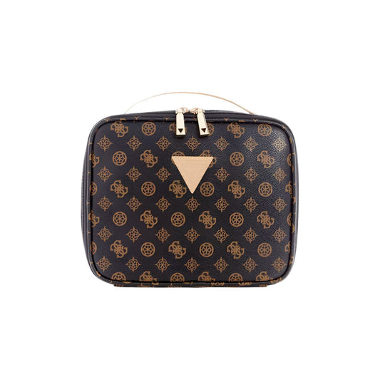 GUESS Sac de maquillage Wilder Peony - Marron