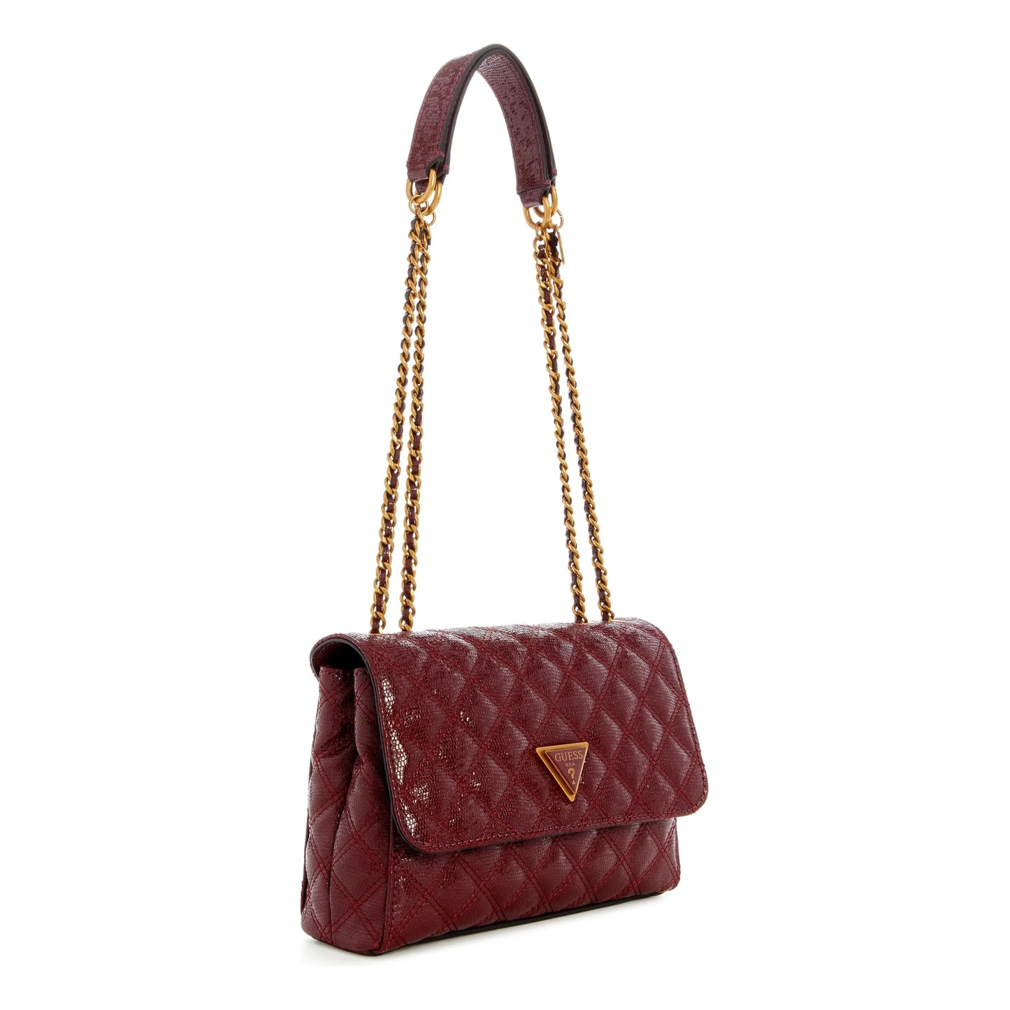 Guess Giully 2 Comp Convertible Flap - Burgundy
