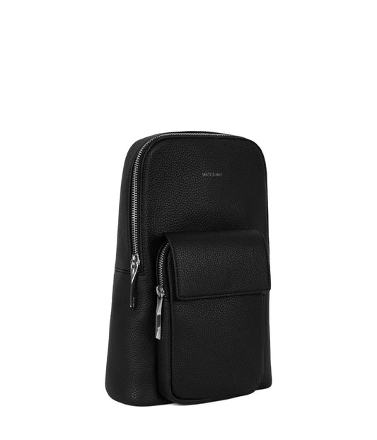 Matt & Nat Allar Vegan Sling Bag Grain - Black
