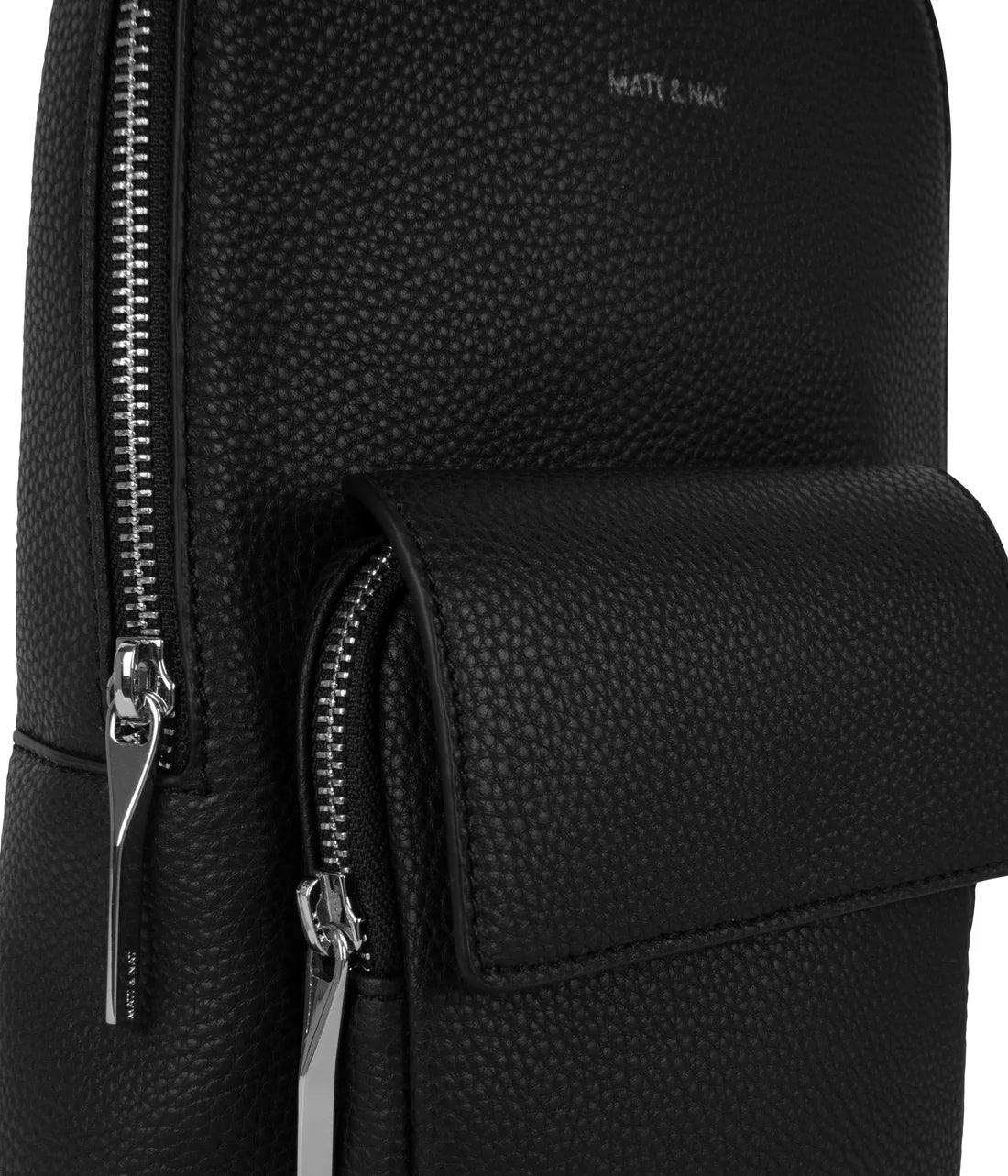 Matt & Nat Allar Vegan Sling Bag Grain - Black