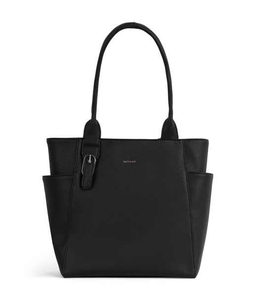 Matt & Nat Iona Vegan Tote Bag Grain - Black