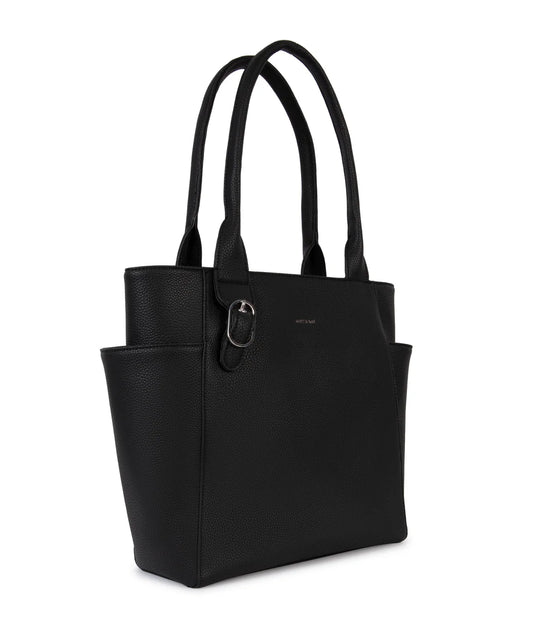 Matt & Nat Iona Vegan Tote Bag Grain - Black