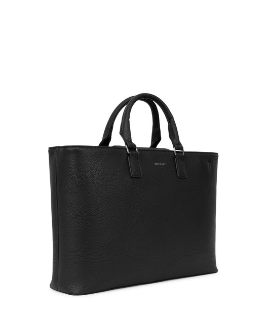 Matt & Nat Sevyn Vegan Satchel Grain - Black
