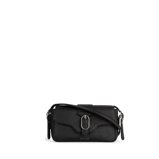 Matt & Nat Isabelle Vegan Crossbody Bag Grain - Black
