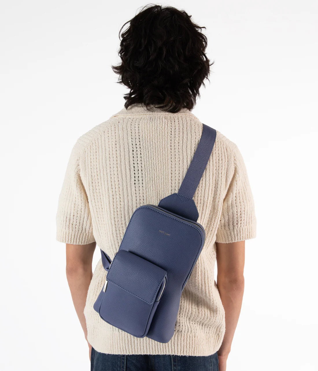 Matt & Nat Allar Vegan Sling Bag Grain - Black