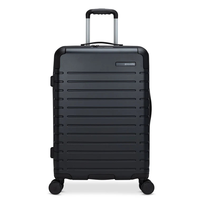 Travelite Epicure Expandable Spinner Hardside Medium Luggage - Black