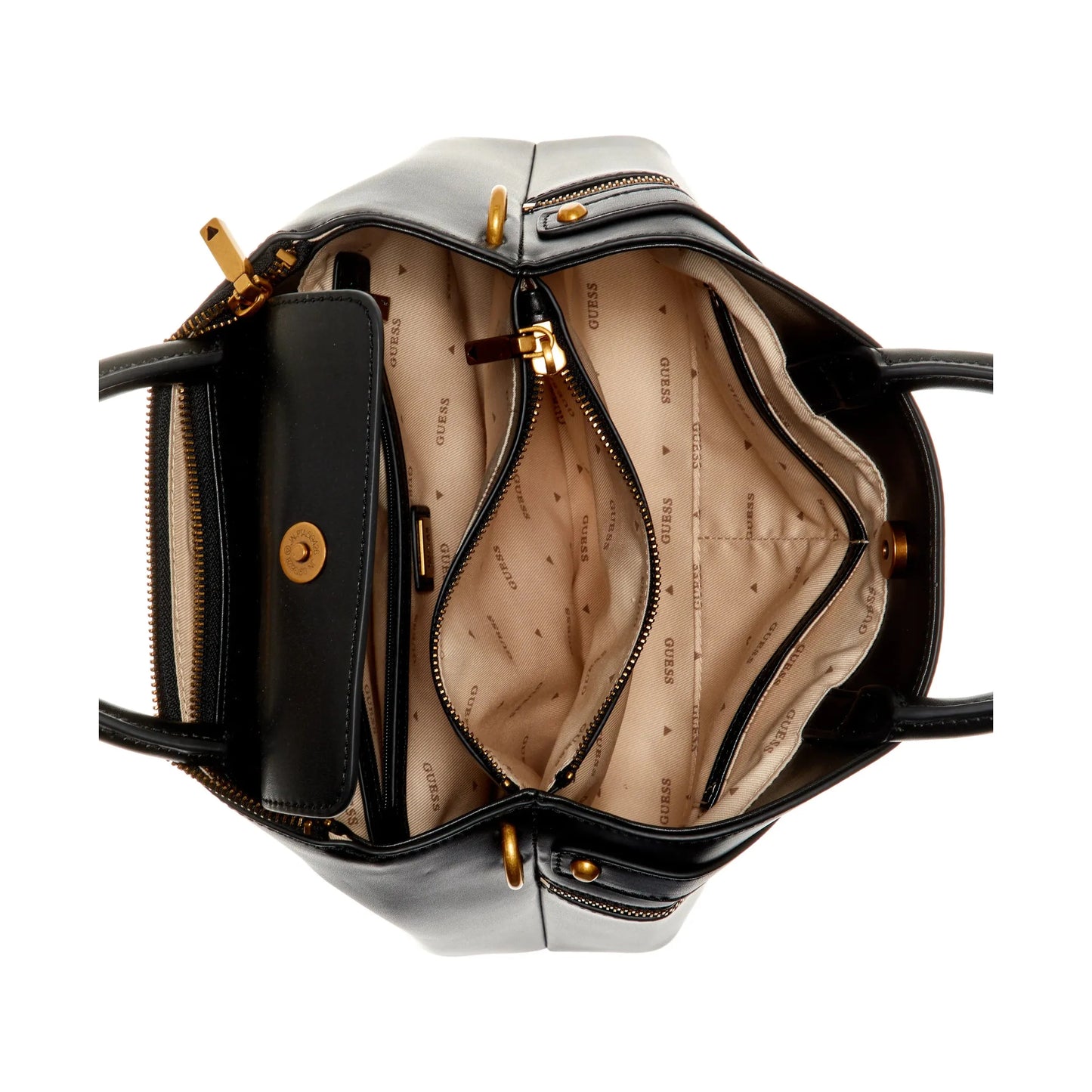 Guess Trissa Sac à main pour petite amie - Noir