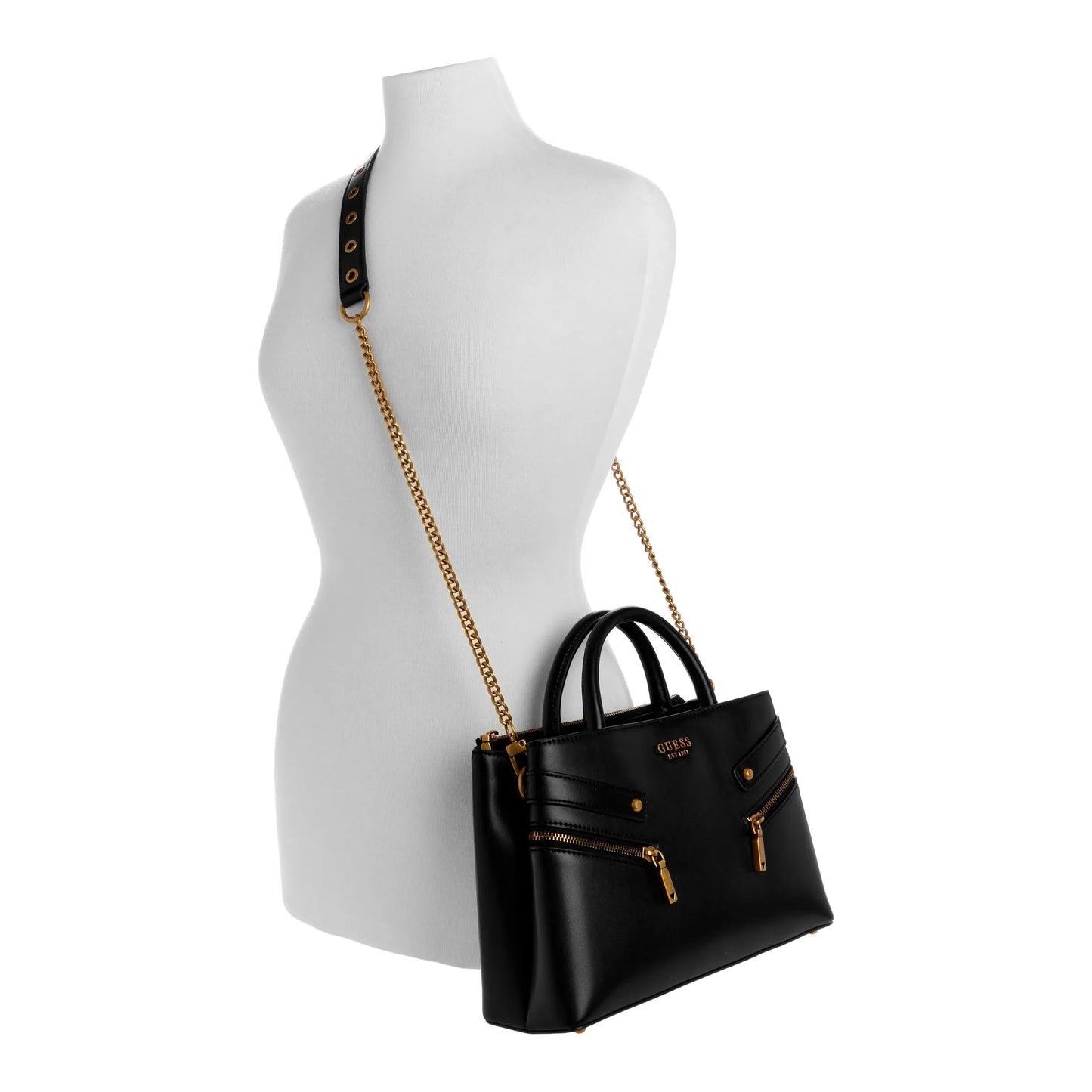 Guess Trissa Sac à main pour petite amie - Noir