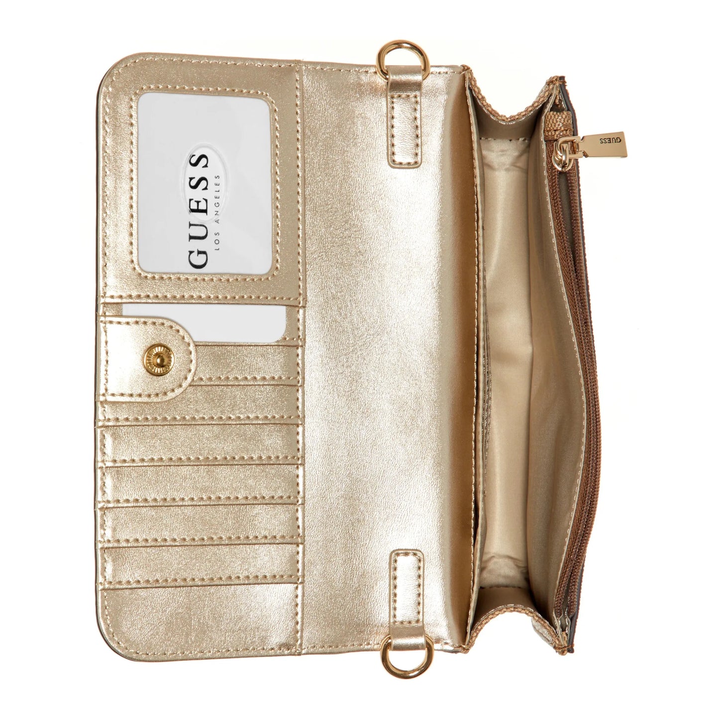 Guess Noelle Crossbody Flap Organizer - Grey Ombre