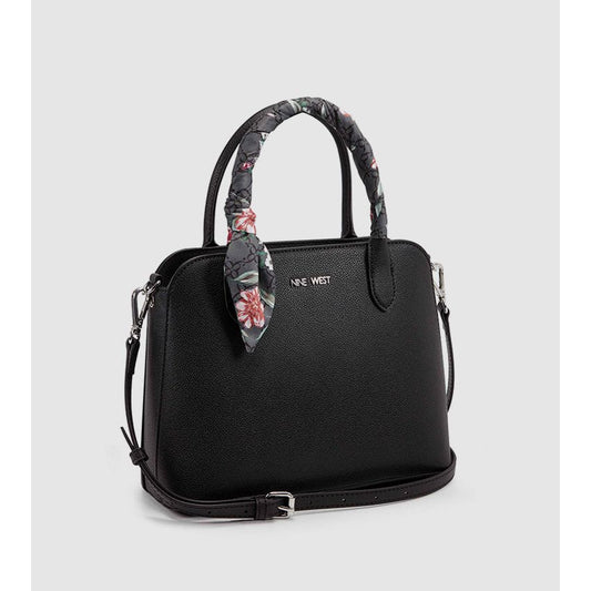 Nine West MerryLou Dome Satchel Bag - Black
