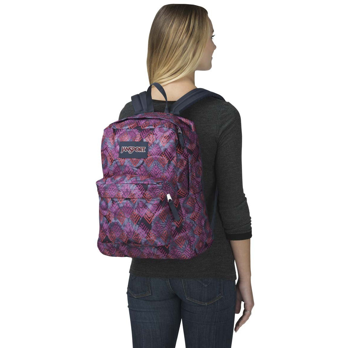 JanSport SuperBreak Backpack - Multi Diamond Arrows