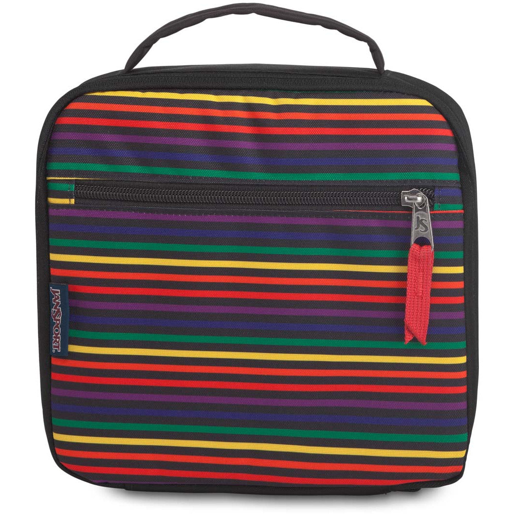 JanSport Pause Déjeuner - Rayures Arc-en-Ciel