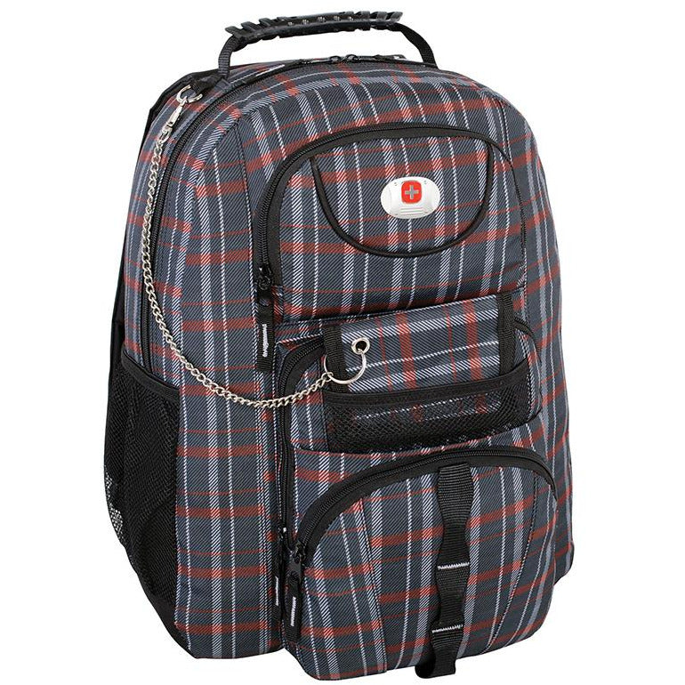 Sac à dos SwissAlps - Noir Rouge Vérifié