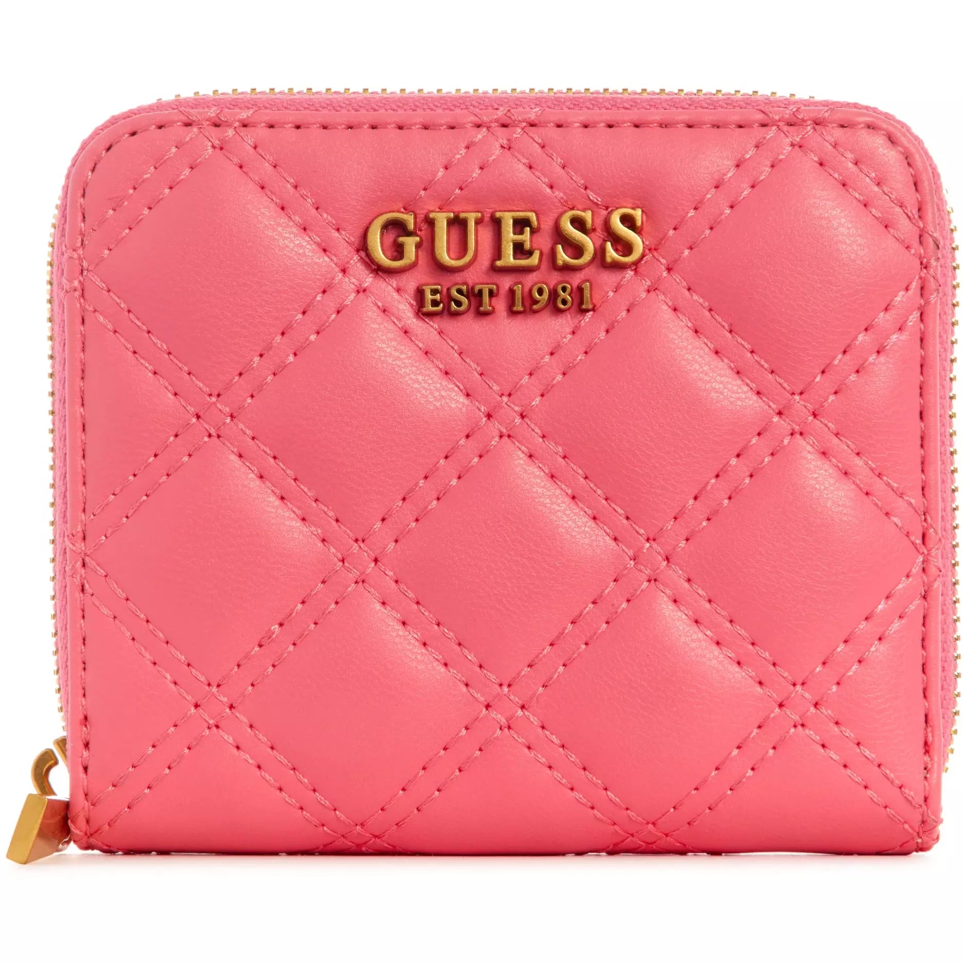 GUESS Small Giully Zip Around Wallet Watermelon