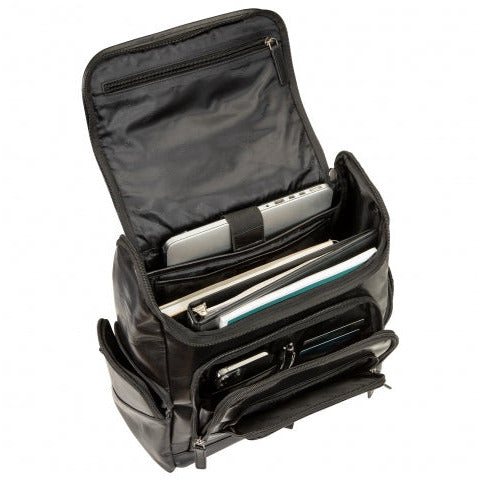 Mancini BUFFALO Sac à dos pour ordinateur portable et tablette de 15,6"