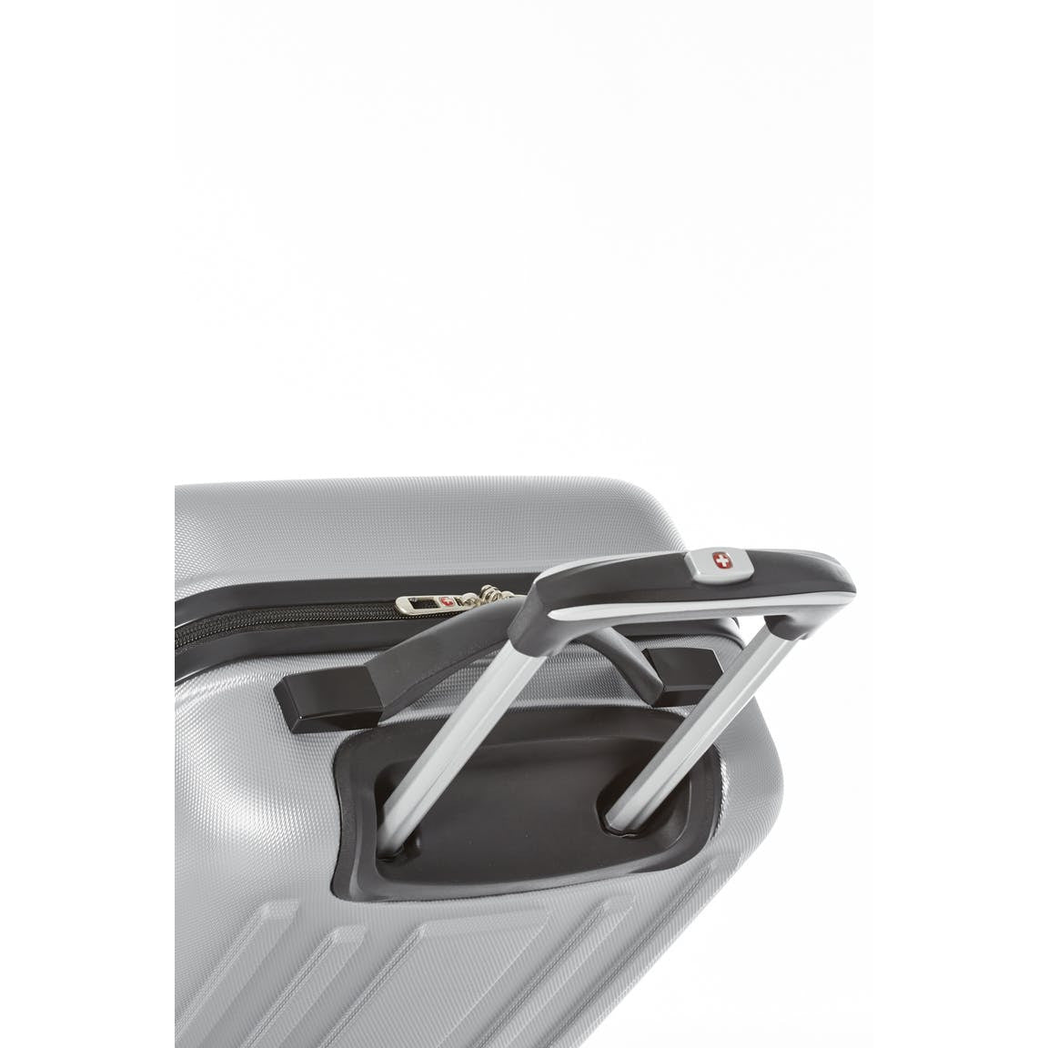 swissgear la sarinne medium silver luggage